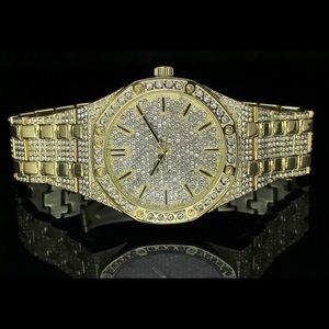 Brand New Men’s 14K Gold Plated Watch